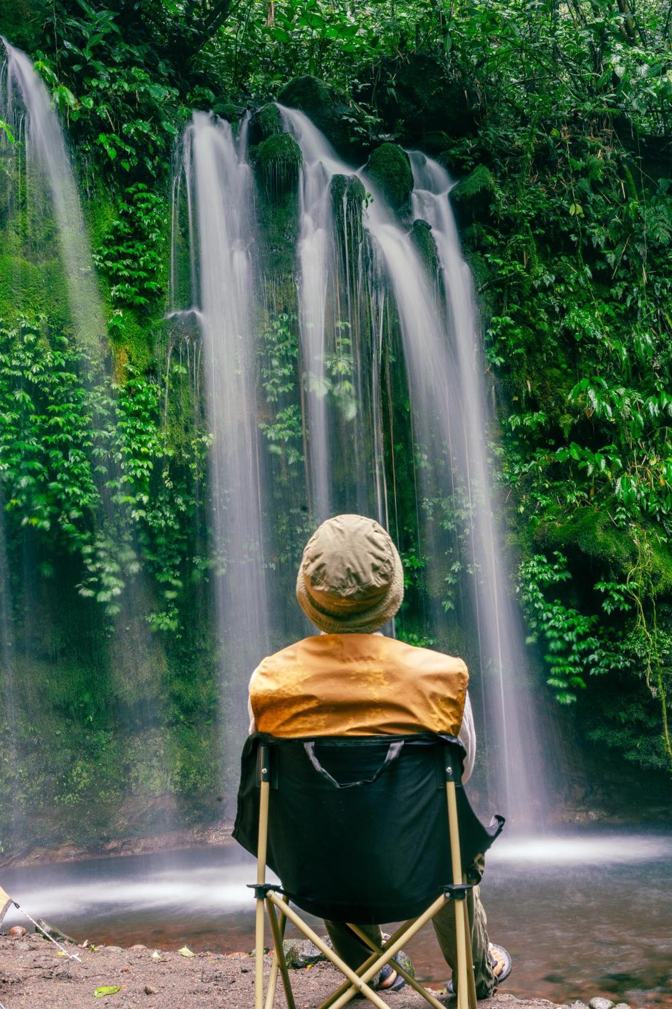 Santya Loka Lodge & Twin Waterfall Jatiluwih Bagian luar foto