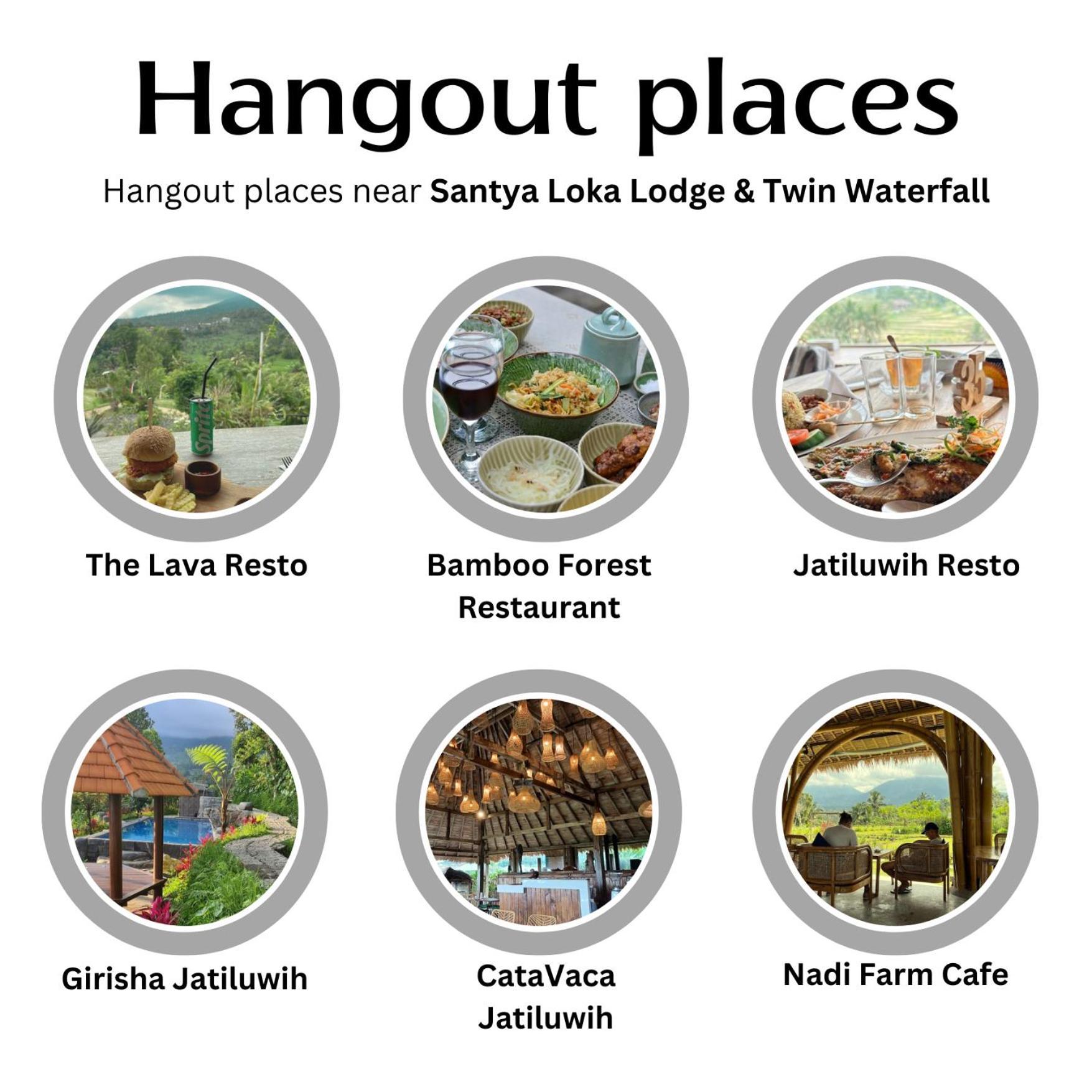 Santya Loka Lodge & Twin Waterfall Jatiluwih Bagian luar foto